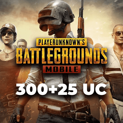 Игровая валюта PUBG Mobile 300 + 25 UC