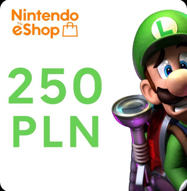 Карта оплаты Nintendo eShop 250 zl Польша