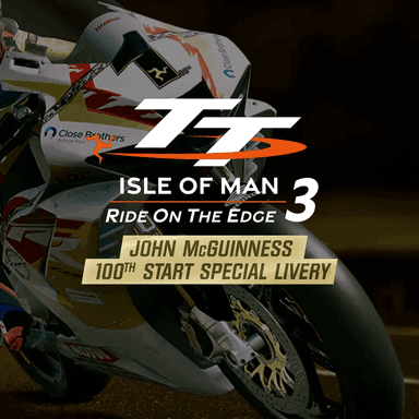 TT Isle Of Man 3 - John McGuinness 100th Start Special Livery