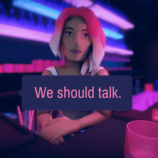 We should talk.