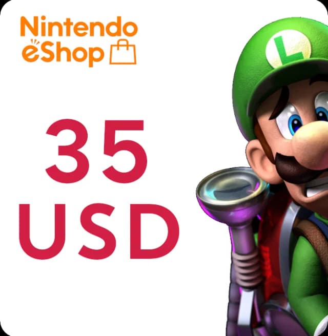 Карта оплаты Nintendo eShop 35 USD (США)