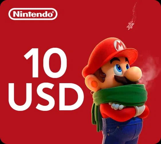 Карта оплаты Nintendo eShop 10 USD (США)