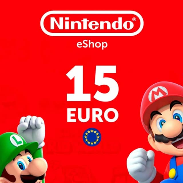 Карта оплаты Nintendo eShop 15 € (Европа)