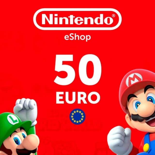 Карта оплаты Nintendo eShop 50 € (Европа)
