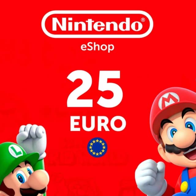 Карта оплаты Nintendo eShop 25 € (Европа)
