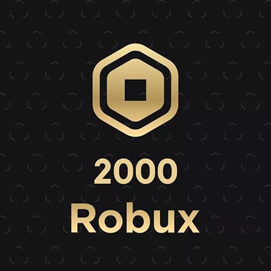 ROBLOX GIFT CARD - 2000 ROBUX