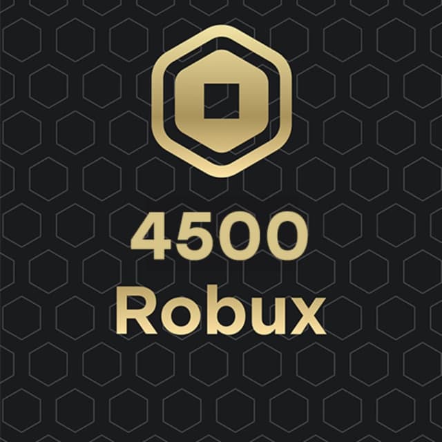 ROBLOX GIFT CARD - 4500 ROBUX