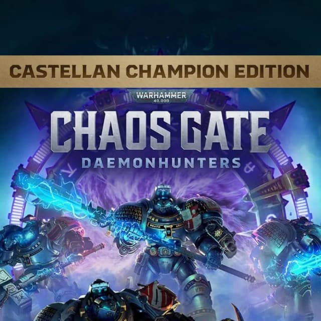 Логотип - Warhammer 40,000: Chaos Gate - Daemonhunters Castellan Champion Edition