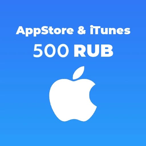 Логотип - App Store & iTunes 500 RUB (Россия)